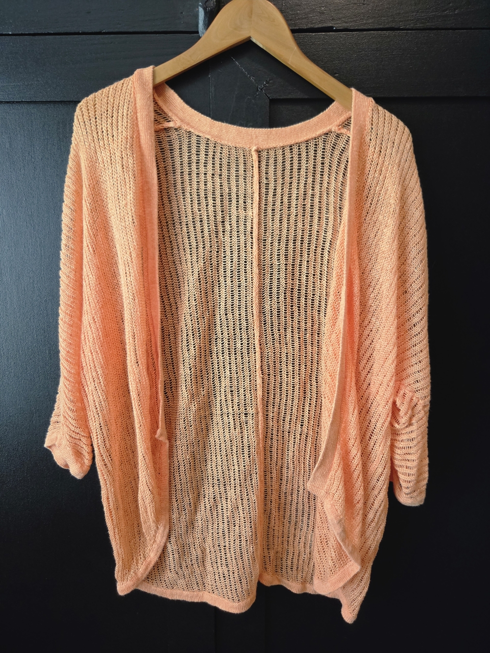 Women's Open-Knit Lightweight  Sweater Cardigan